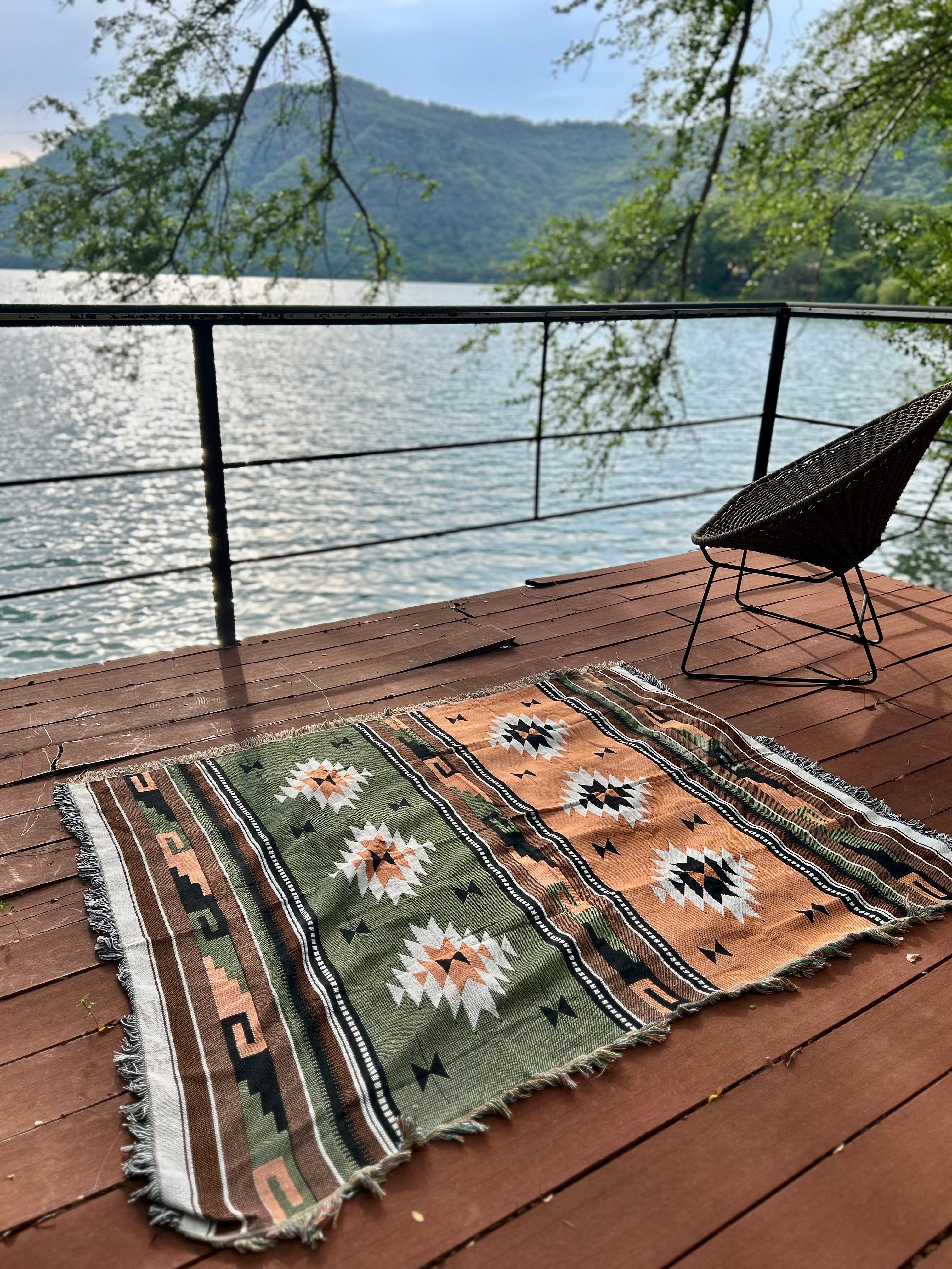 Tierra Woven Gathering Blanket - Inkkas