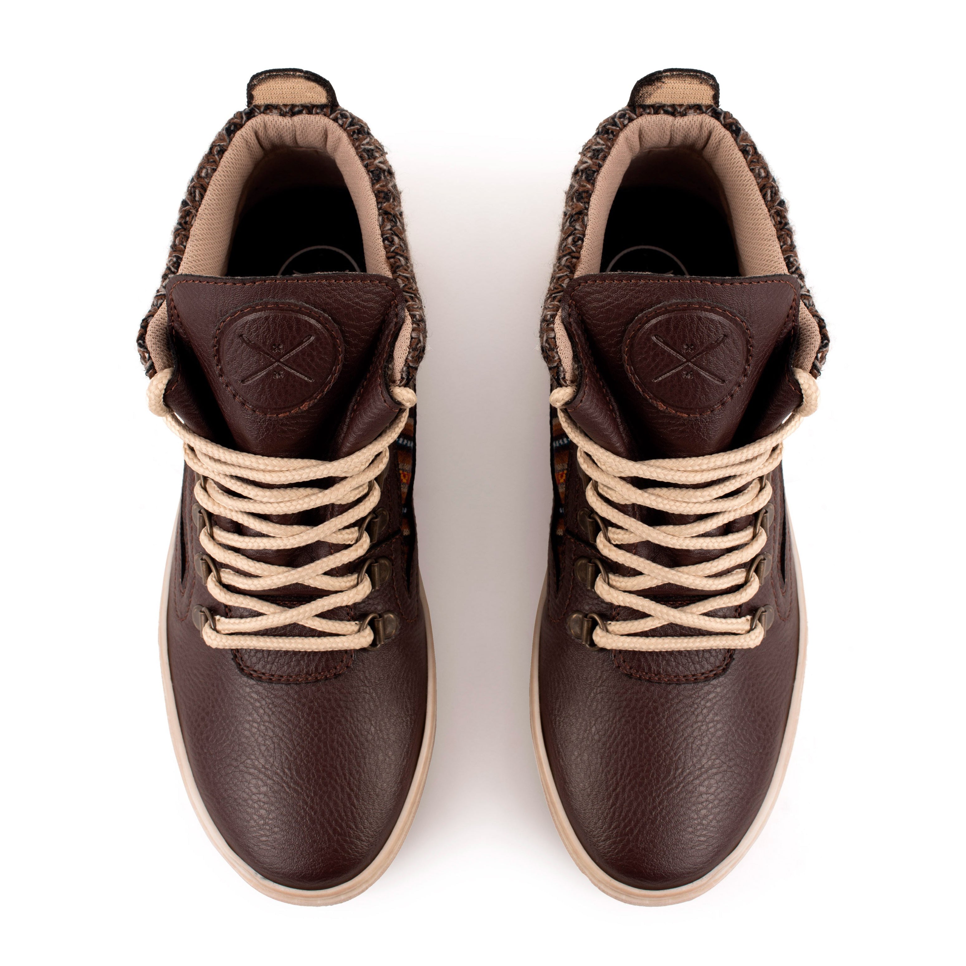 Brown Leather - Vegan Camping Boot - Inkkas