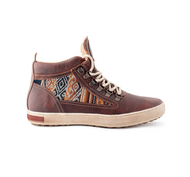 Brown Leather Camping Boot