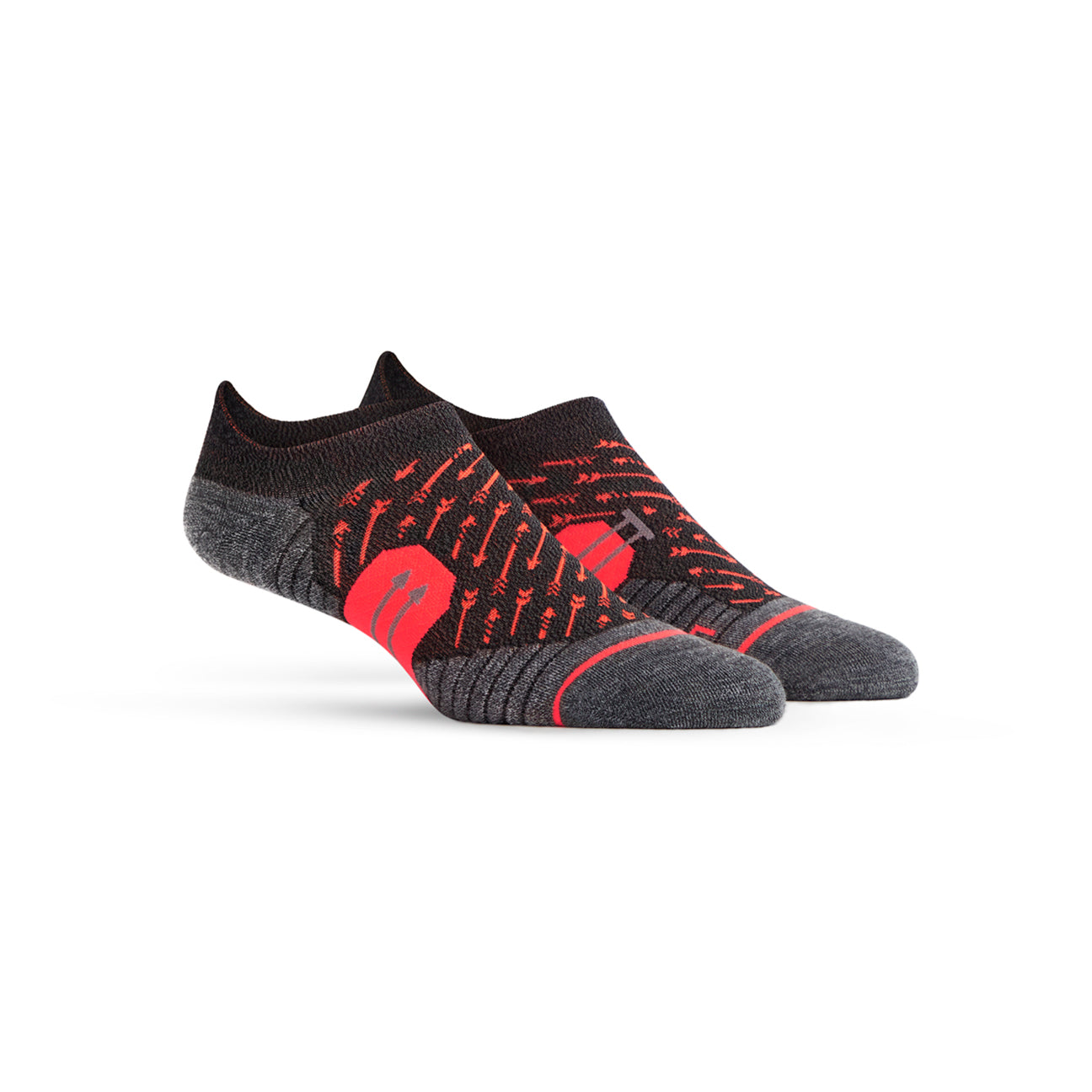 Grey Glow Ankle Cut Socks - Inkkas