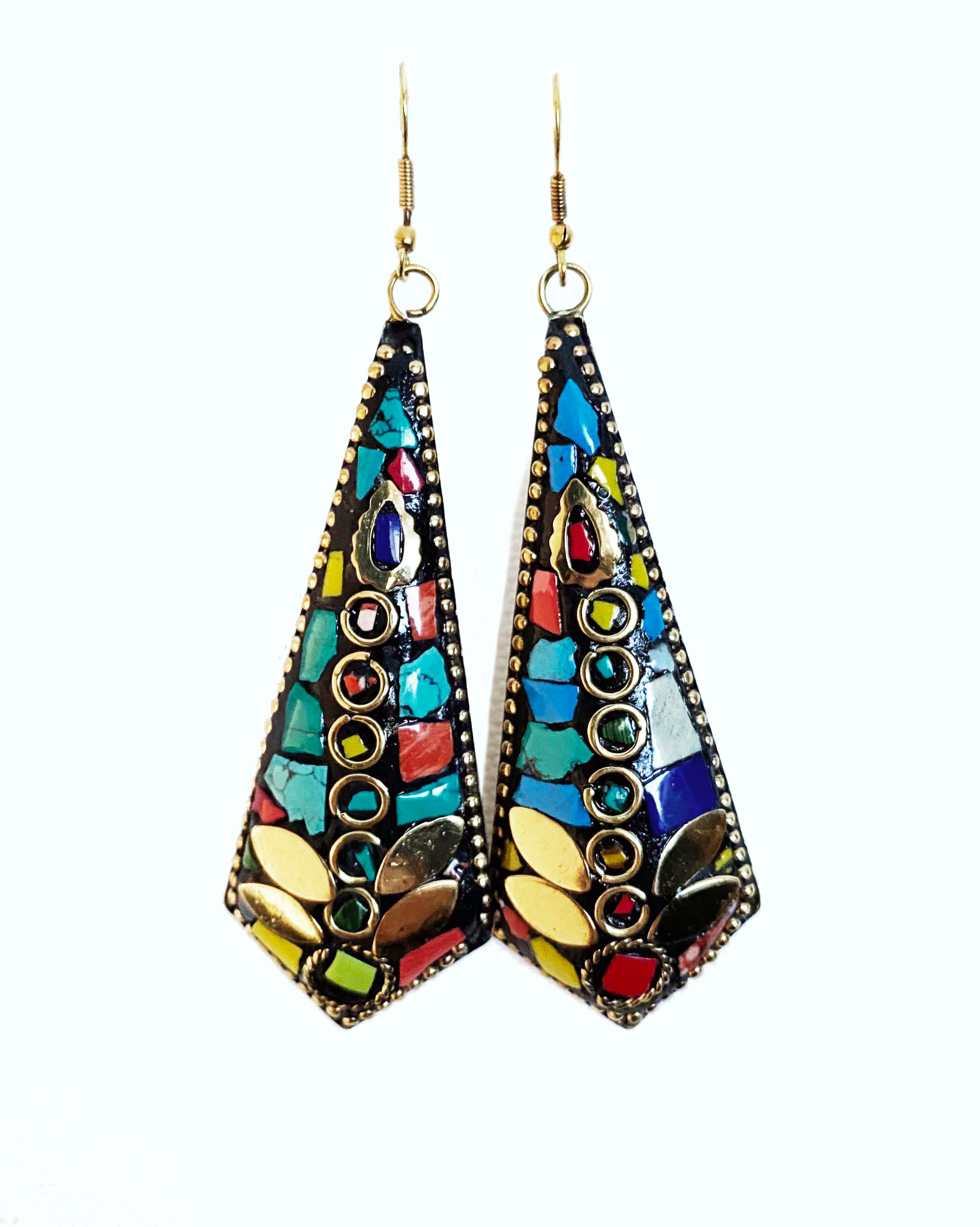 Prism Mosaic Earrings - Inkkas