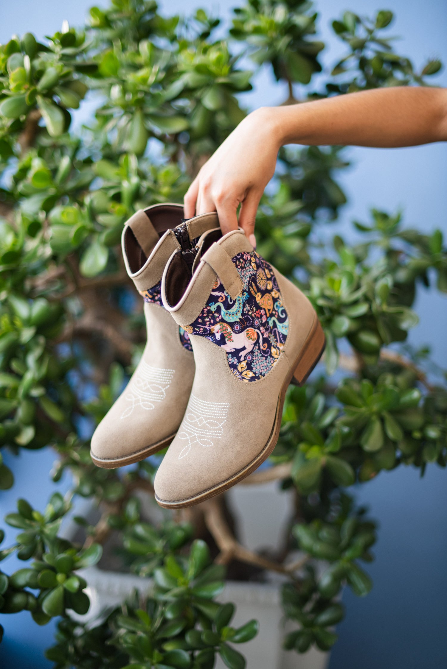 Saola - Vegan Western Boot - Inkkas