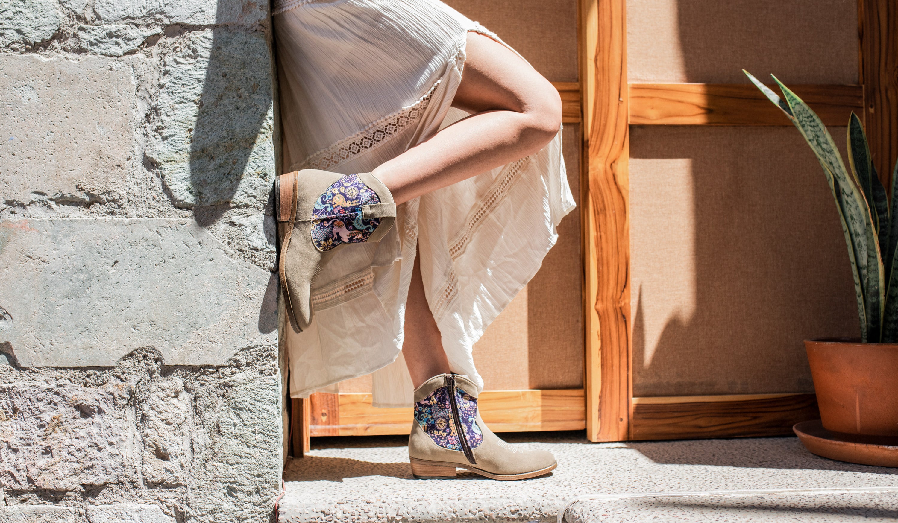Saola - Vegan Western Boot - Inkkas