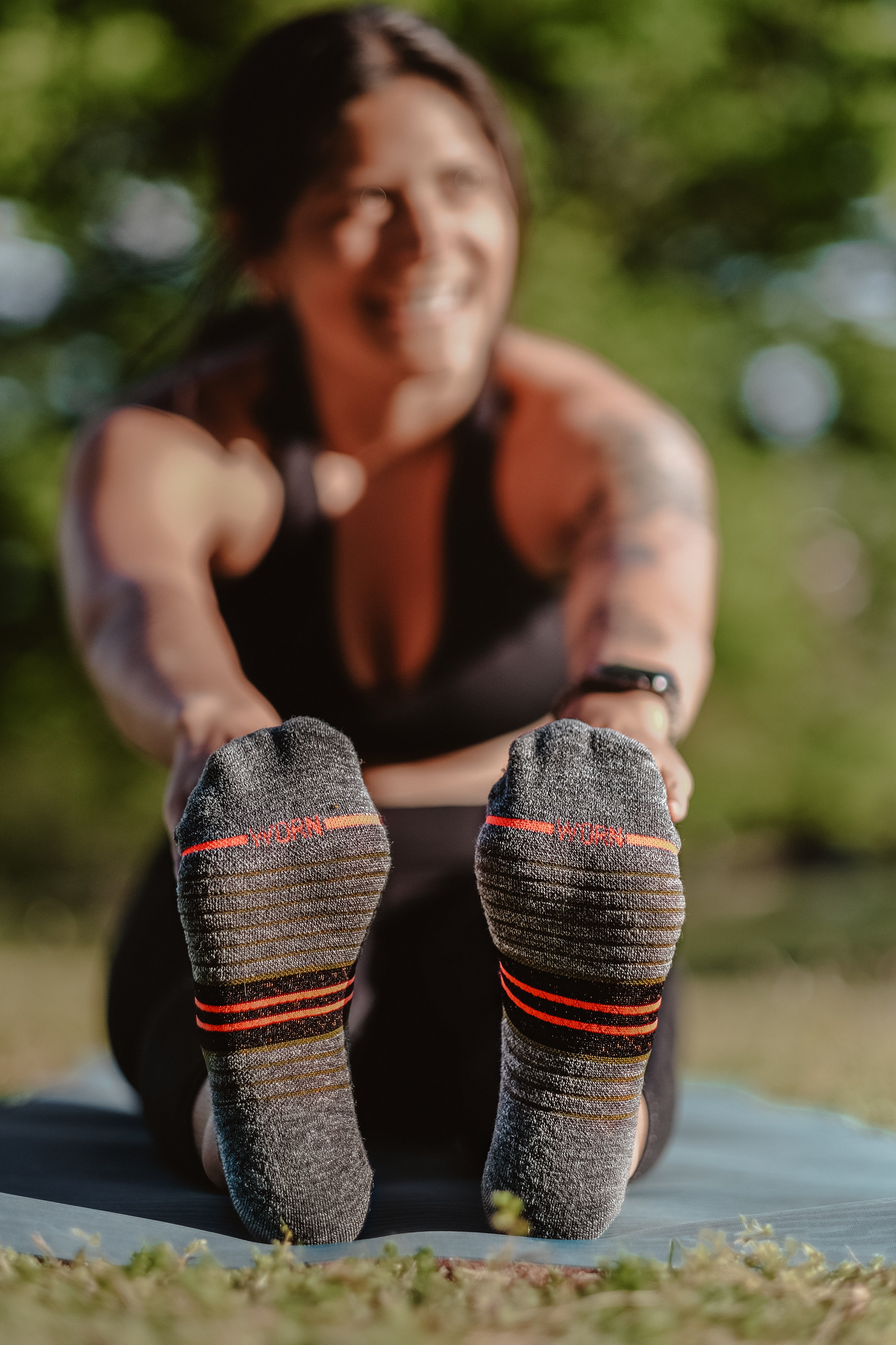 Grey Glow Ankle Cut Socks - Inkkas