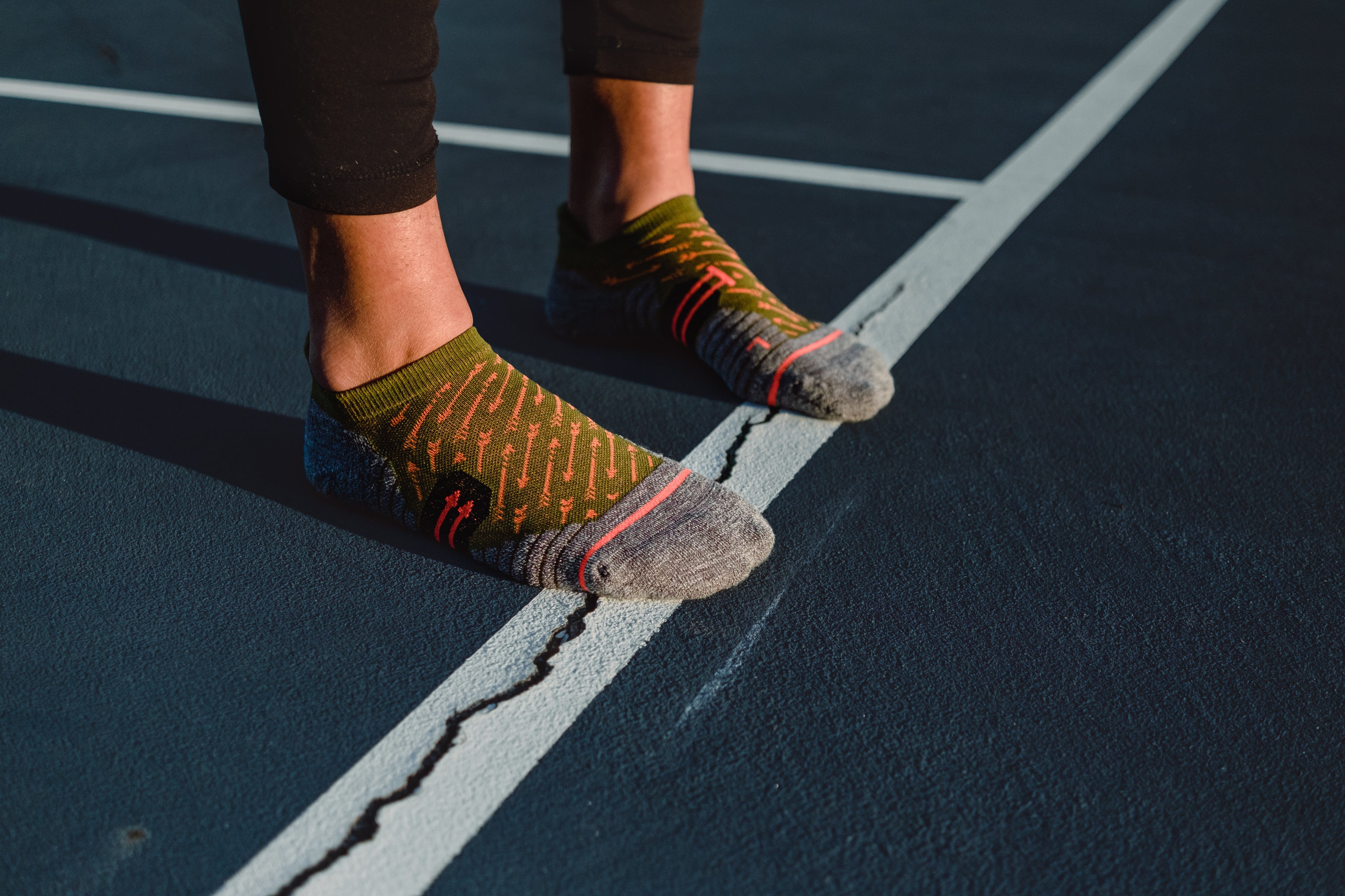 Green Glow Ankle Cut Socks - Inkkas