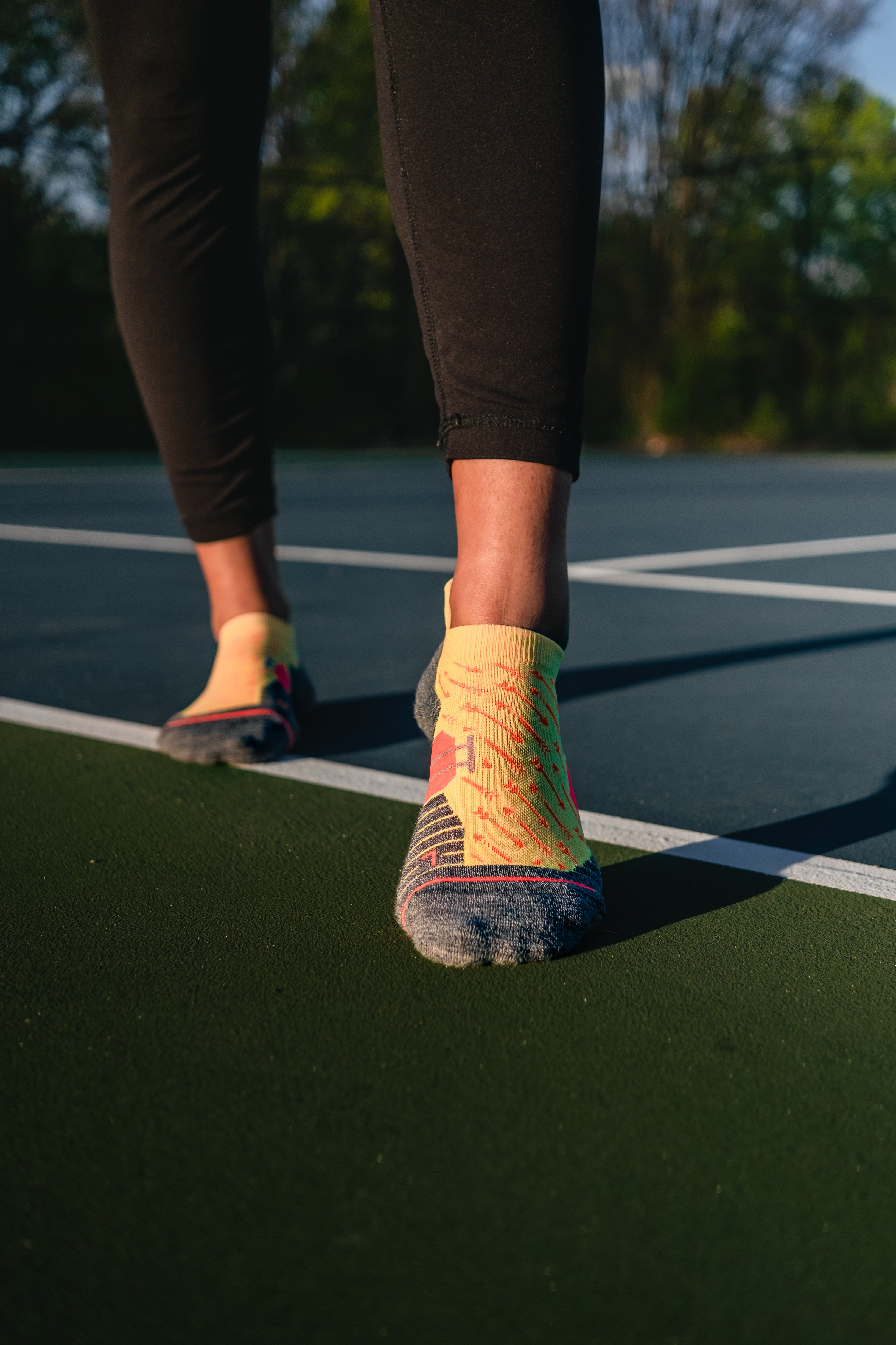 Yellow Glow Ankle Cut Socks - Inkkas