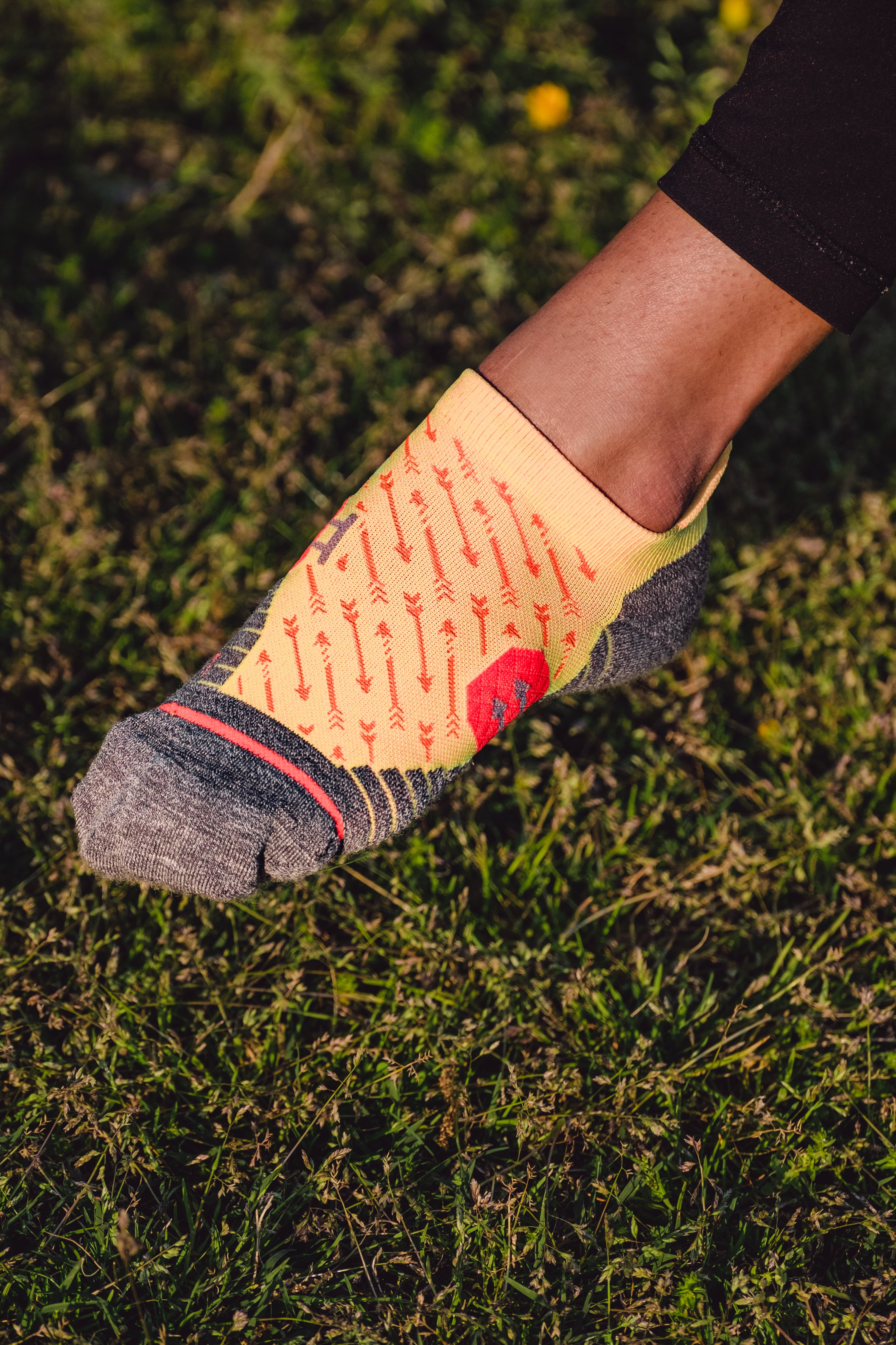 Yellow Glow Ankle Cut Socks - Inkkas