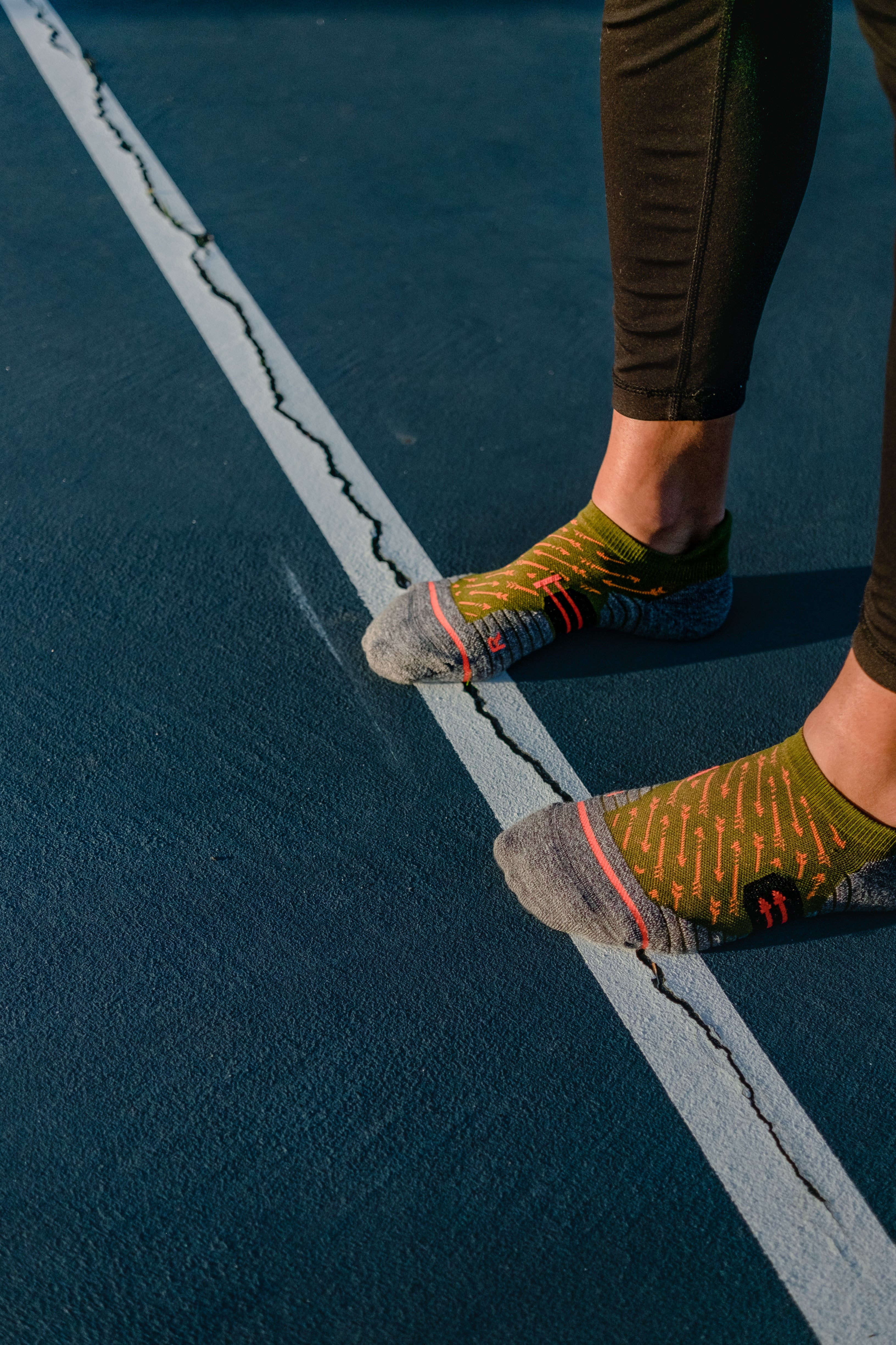 Green Glow Ankle Cut Socks - Inkkas