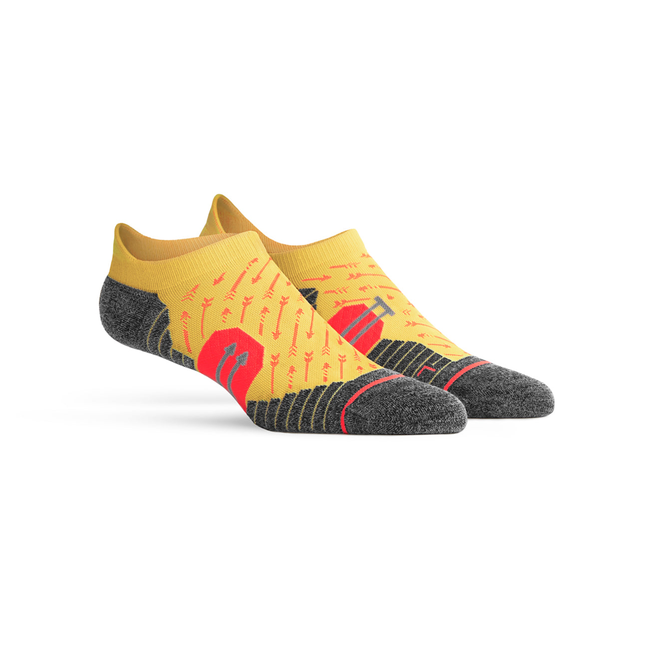 Yellow Glow Ankle Cut Socks - Inkkas