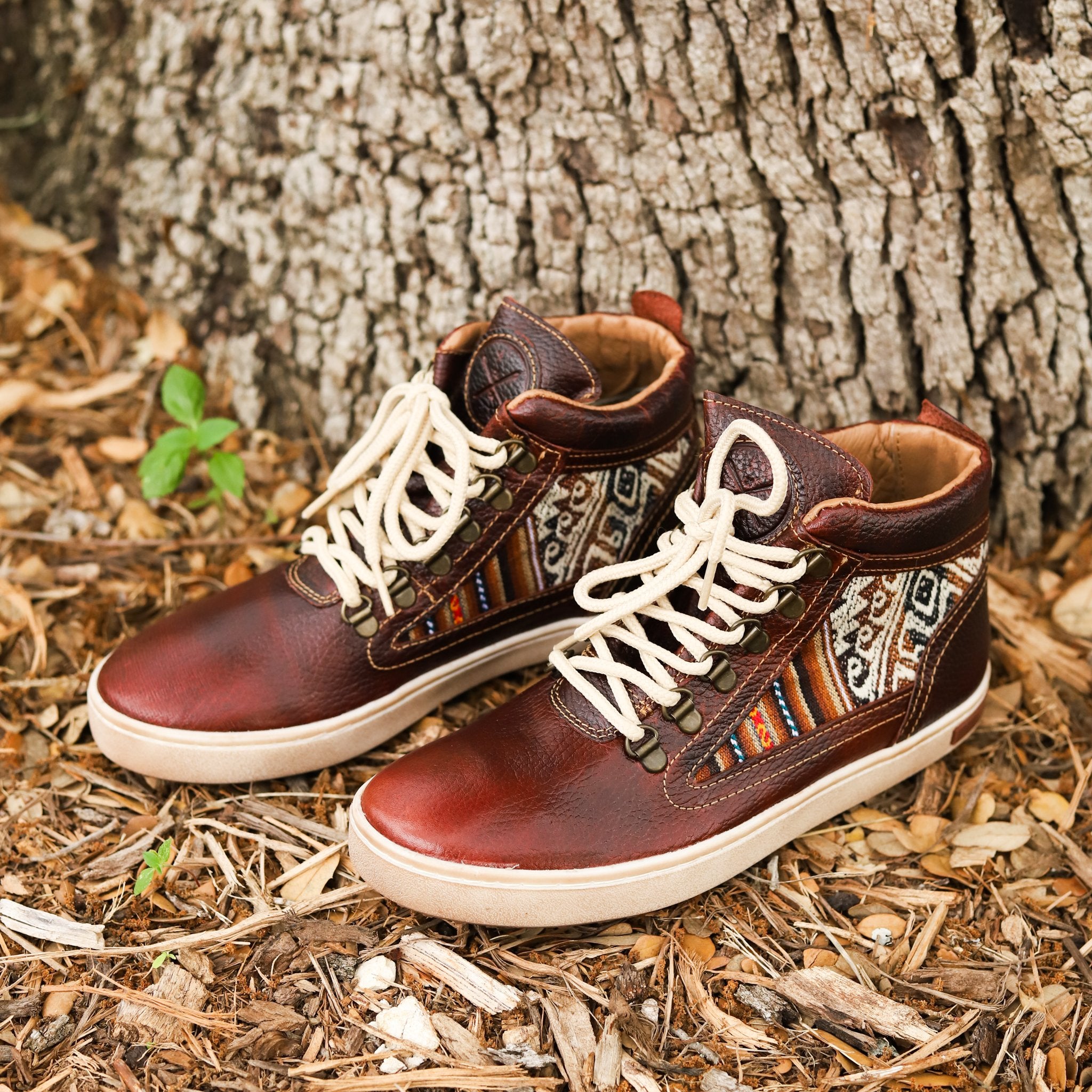Brown Leather Camping Boot - Inkkas