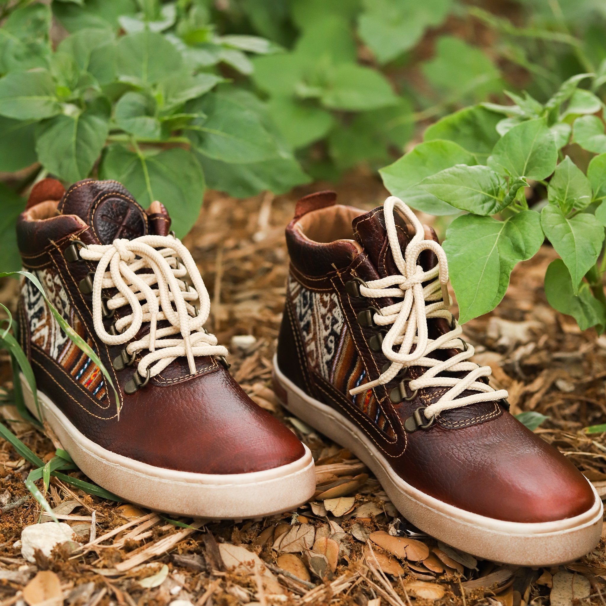 Brown Leather Camping Boot - Inkkas