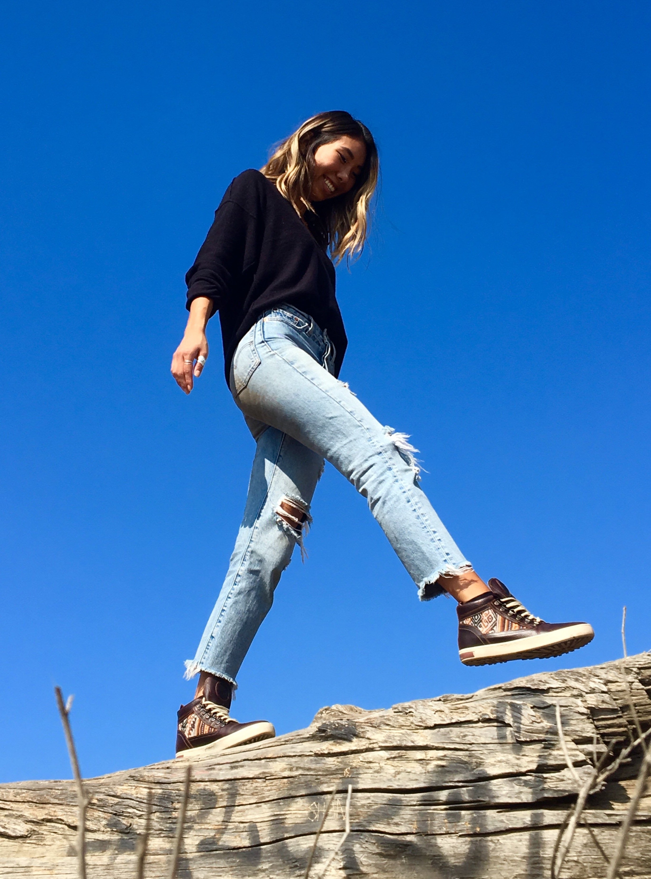 Brown Leather Camping Boot - Inkkas