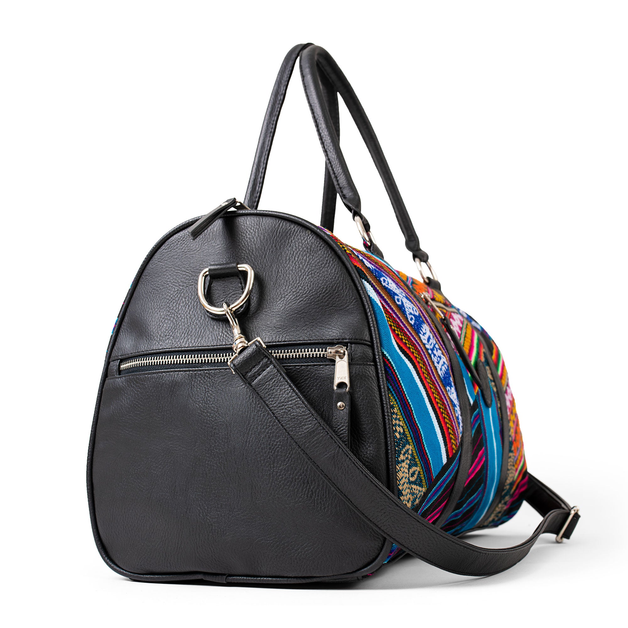 Bluebird Patchwork Weekender Duffle Bag - Inkkas