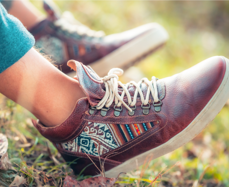 Brown Leather Camping Boot - Inkkas