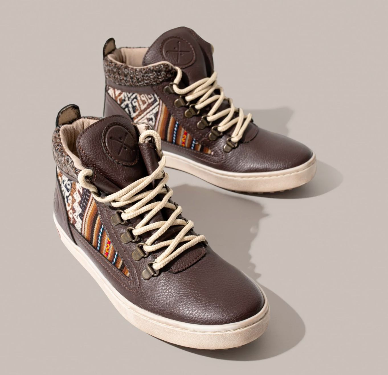 Brown Leather - Vegan Camping Boot - Inkkas