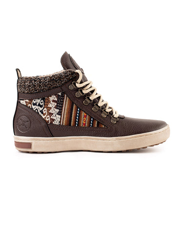 Brown Leather - Vegan Camping Boot - Inkkas