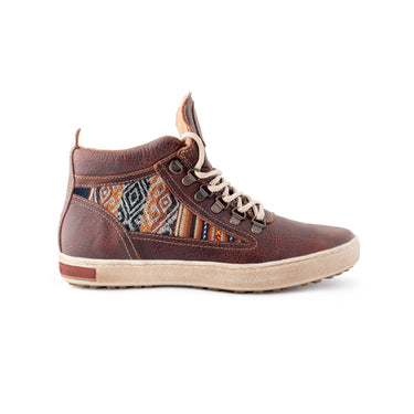 Brown Leather Camping Boot