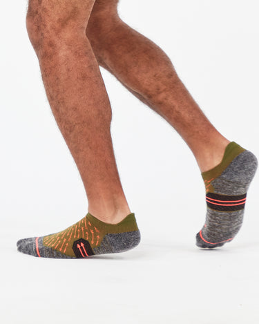Green Glow Ankle Cut Socks - Inkkas