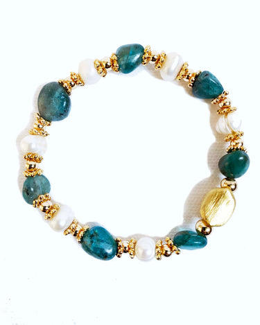 Jade Green Quartz Bracelet - Inkkas