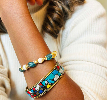 Jade Green Quartz Bracelet