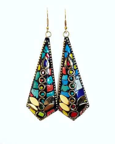 Prism Mosaic Earrings - Inkkas