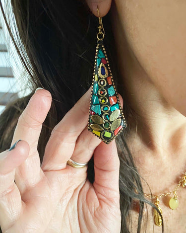 Prism Mosaic Earrings - Inkkas