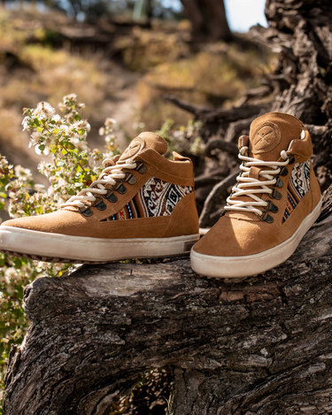 Tan Suede Camping Boot - Inkkas