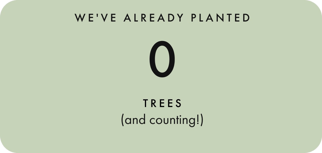 Trees planted counter