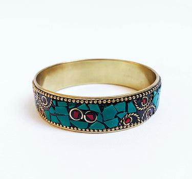 Turquoise Mosaic Bangle
