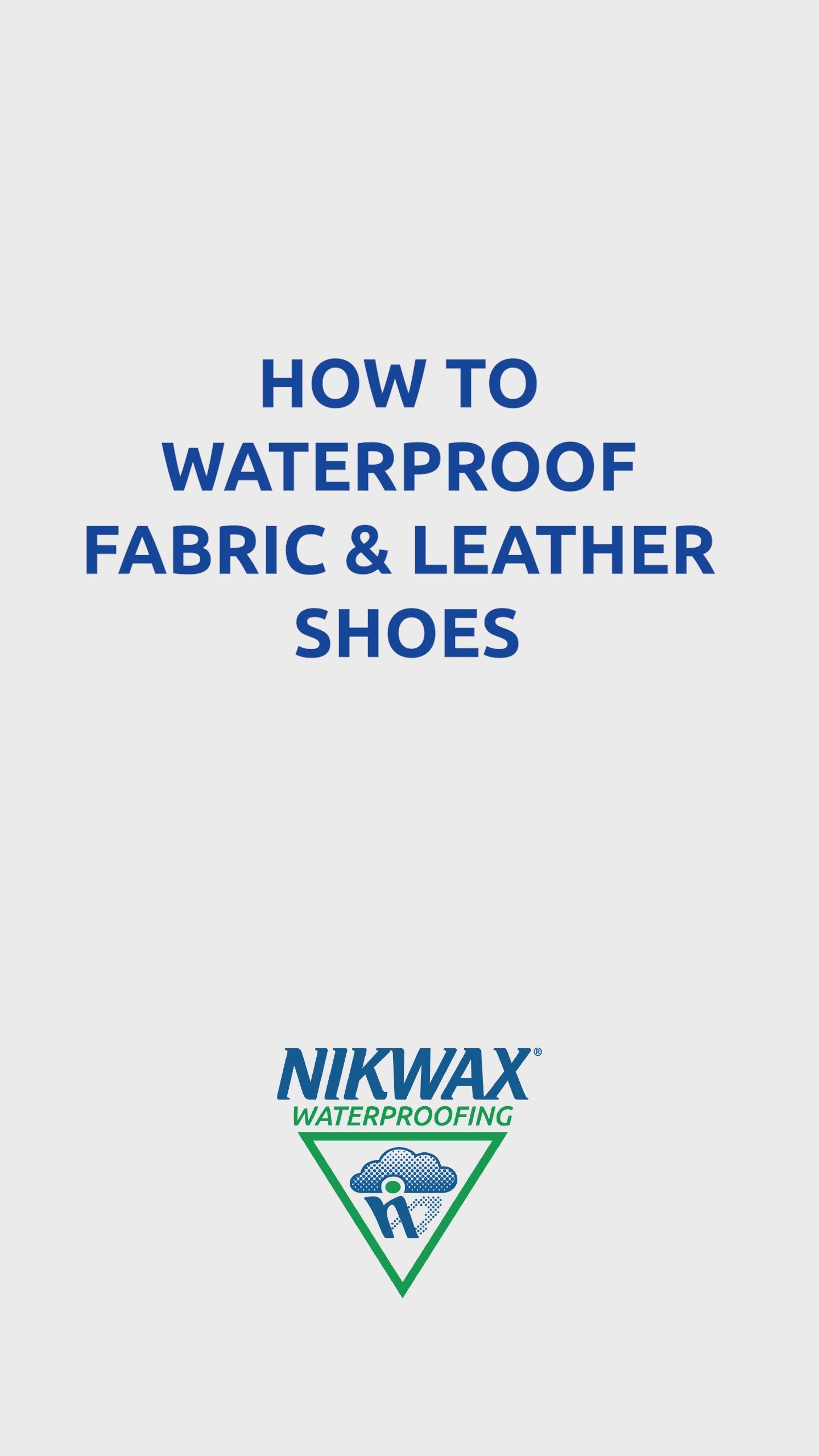 Nikwax Fabric & Leather Waterproofing Spray for Footwear