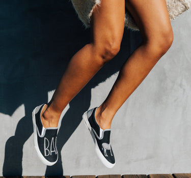 BADass - Black Slip On - Inkkas