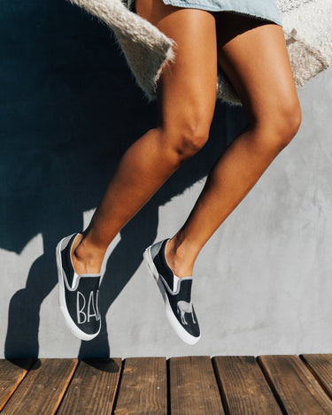 BADass - Black Slip On - Inkkas