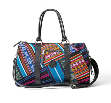 Bluebird Patchwork Weekender Duffle Bag