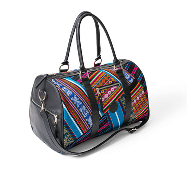 Bluebird Patchwork Weekender Duffle Bag