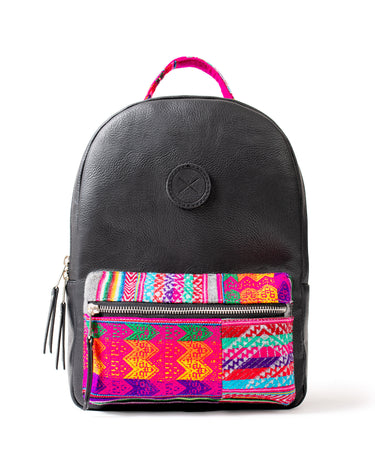Slate Patchwork Backpack - Inkkas