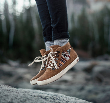 Tan Suede Camping Boot - ML Footwear