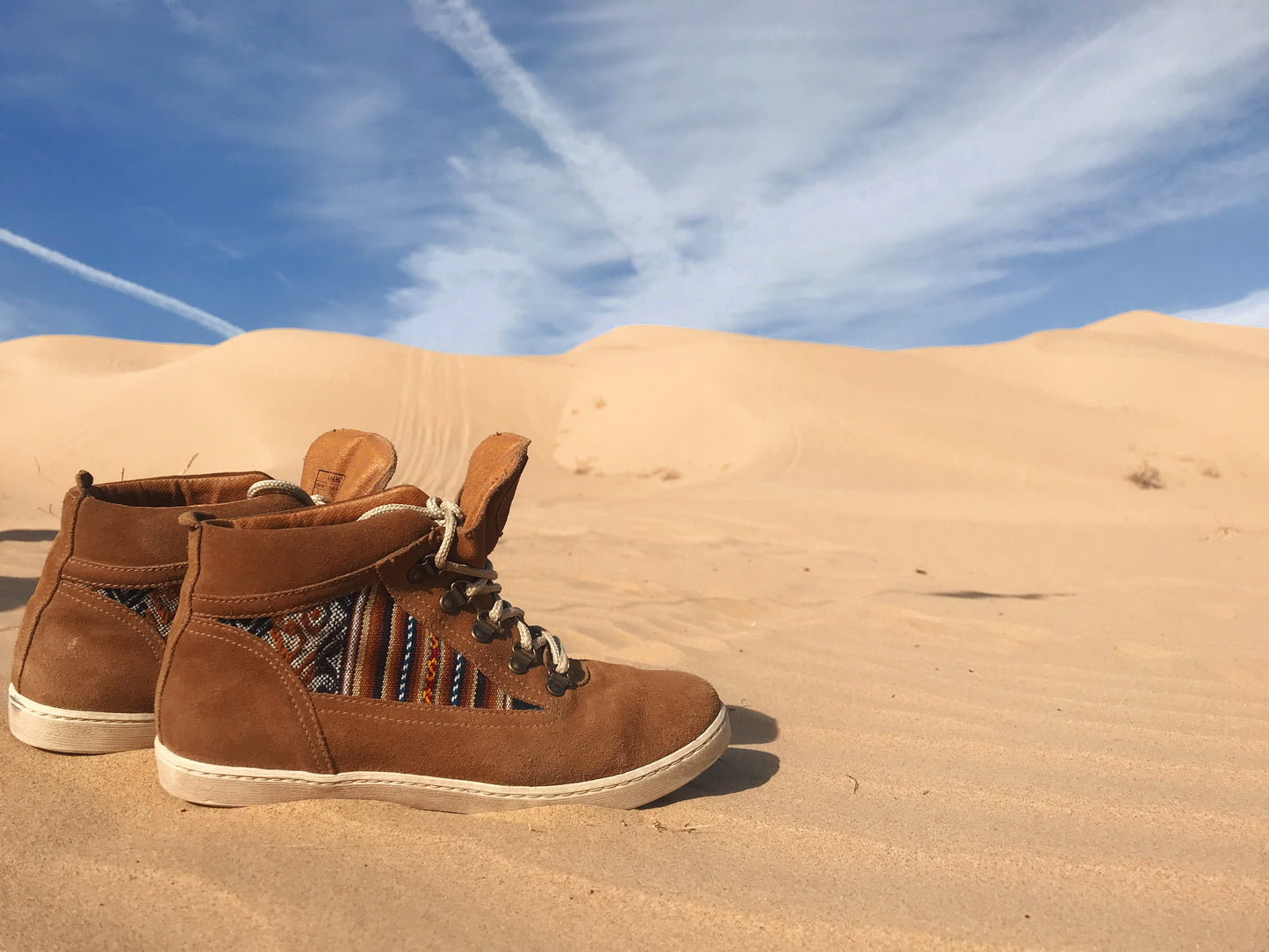 Tan Suede Camping Boot